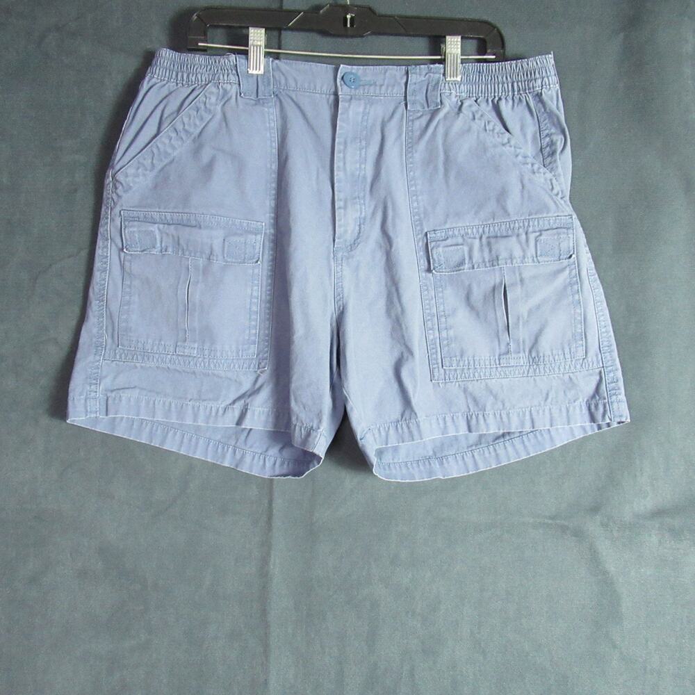 Talos Cargo Shorts Mens Size 38 Blue Canvas Hiking Outdoor Camping Walking